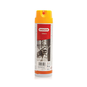 Oregon Orange Fluorescent Forestry Marking Spray, 500ml Can Temporary Marker Paint Lasts Up To 2 Years, Rapid Drying (519413)